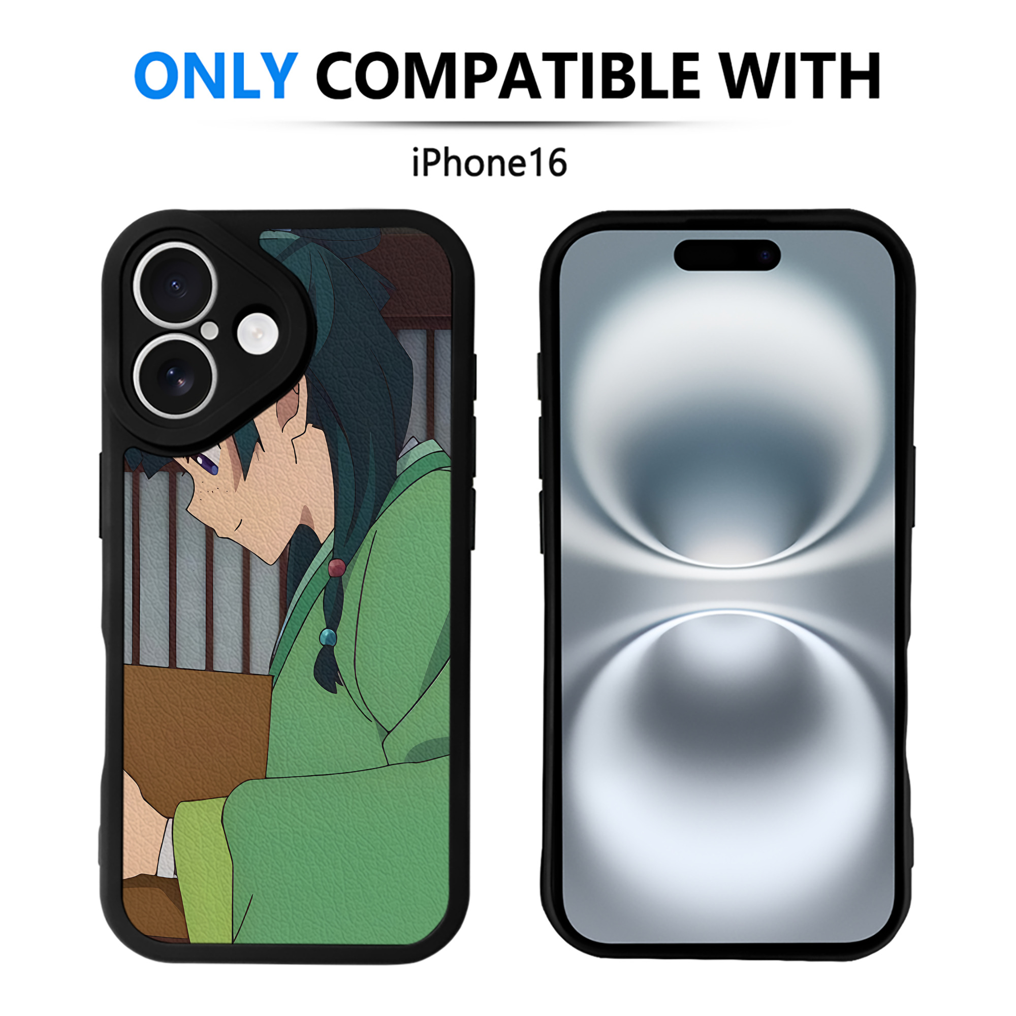 薬屋のひとりごと The Apothecary Diaries 【iPhone 16シリーズ対応】シリコンスマホケース（レザー調） 材質：シリコン